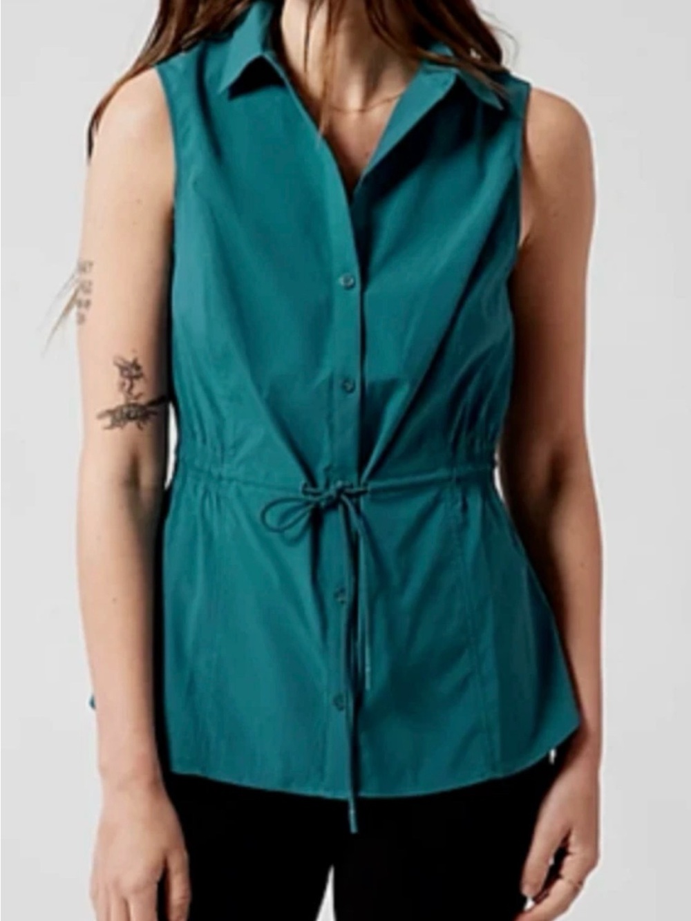 Athleta Levitate Poplin Tank